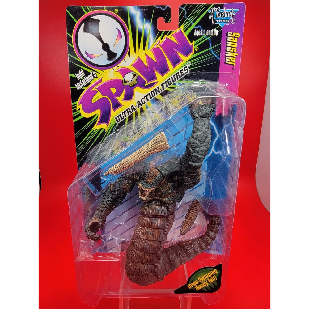 Spawn Action Figure Sansker Series 6 McFarlane Toys 1996 Swinging Tail
